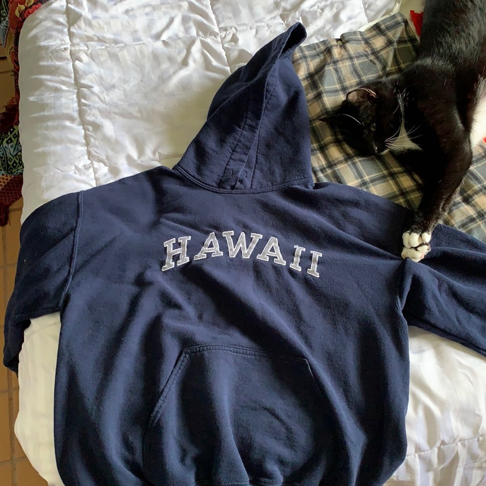 Navy hoodie
